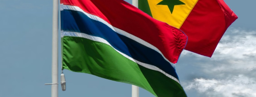 Vlag Gambia - Senegal
