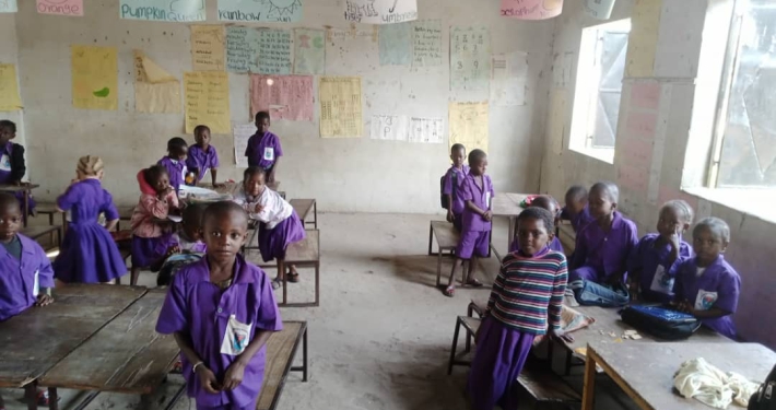 Basisschool in Gambia