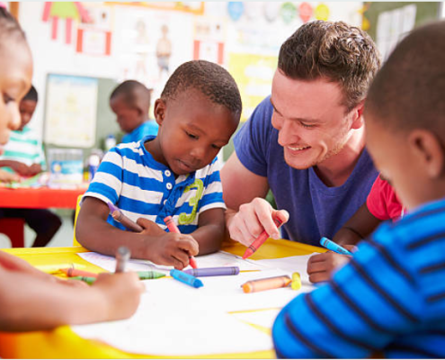 Lesgeven op scholen op missiereis Global Young Mission Gambia